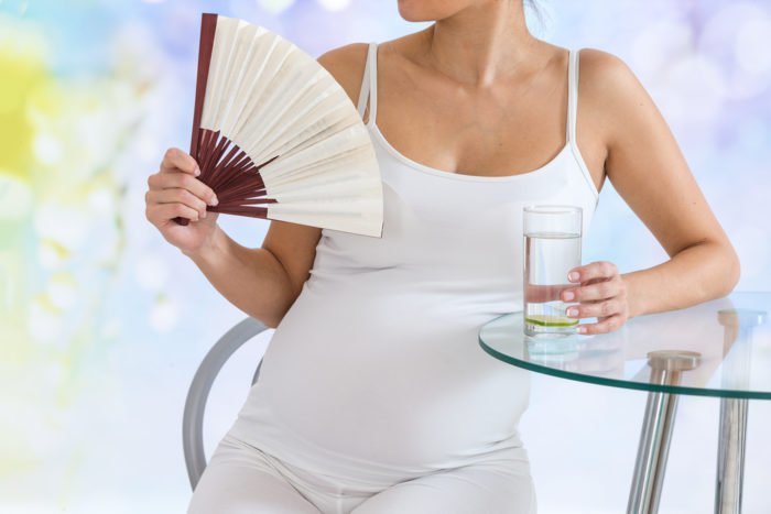 ξεπερνώντας τη θερμότητα κατά την εγκυμοσύνη