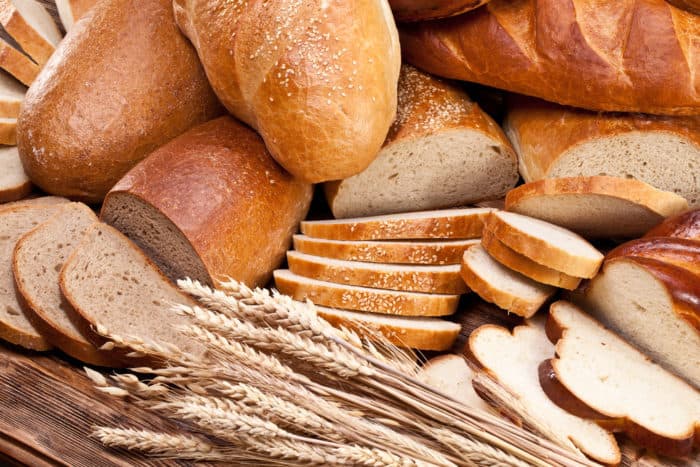 ψωμί ολικής αλέσεως ή άσπρο ψωμί