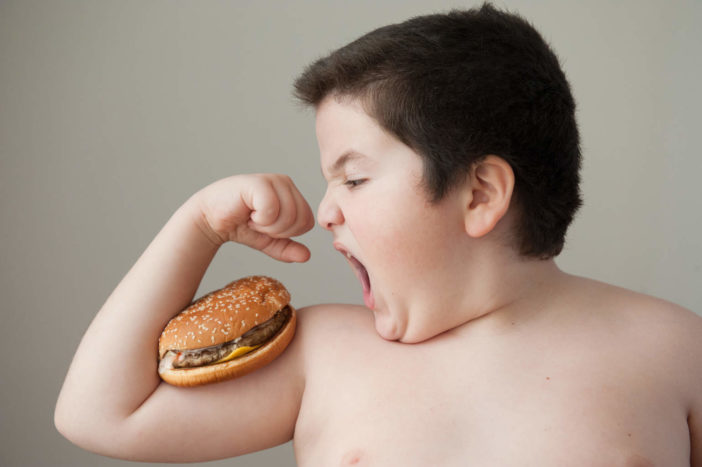σημάδι των παχύσαρκων παιδιών