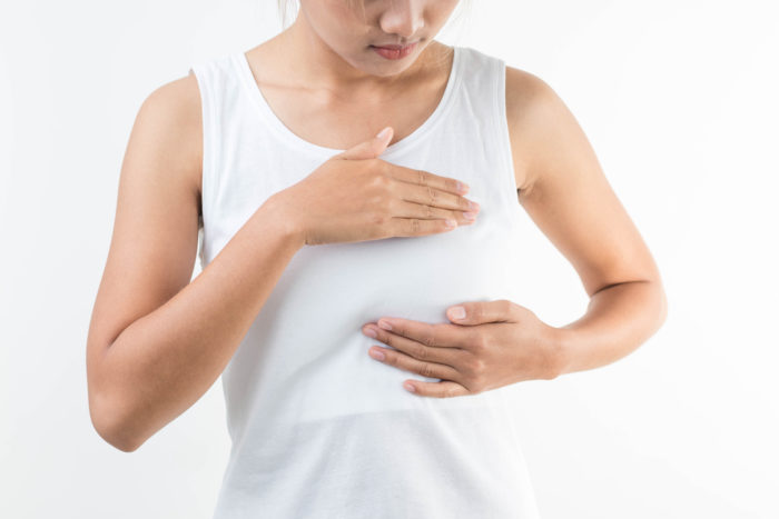 πόνο στο στήθος λόγω PMS